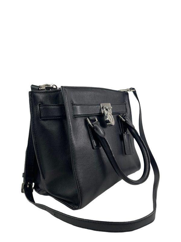 Michael Kors Black Leather Handbag Discount