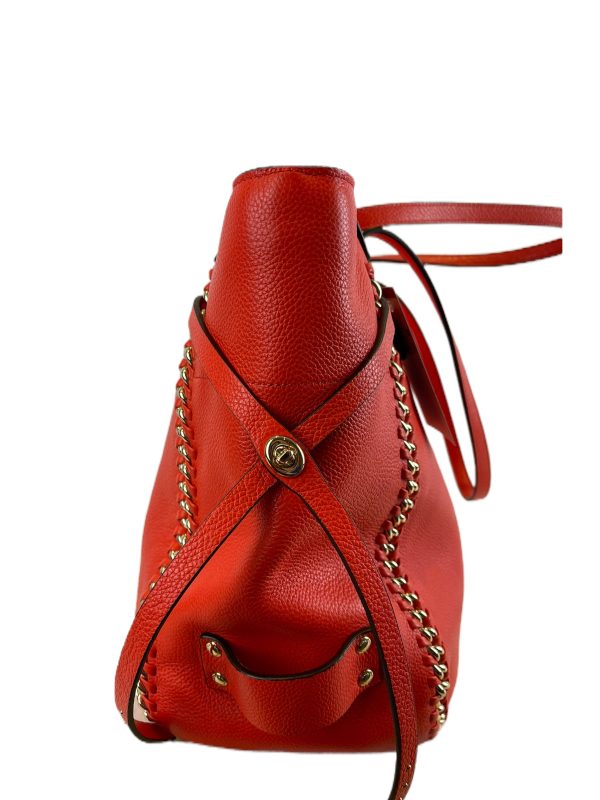 Coach Red Leather Tote Hot on Sale