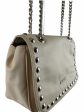 Love Moschino Cream faux Leather Shoulder Bag For Sale