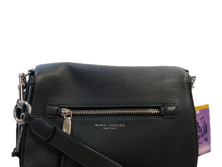 Marc Jacobs Grey Leather ‘Recruit’ Crossbody Bag For Sale