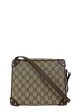 Gucci Monogram Canvas Box Trunk Messenger Crossbody on Sale