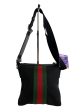 Gucci Black Techno Canvas GG Web Messenger Discount