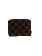 Louis Vuitton Damier Ebene Canvas Zip Wallet Online