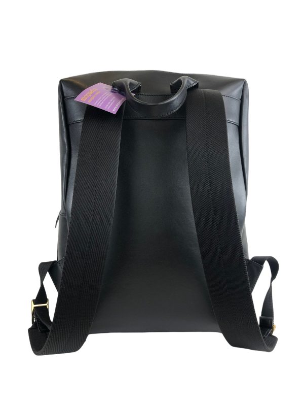 Dolce & Gabbana Black Smooth Leather Backpack For Sale