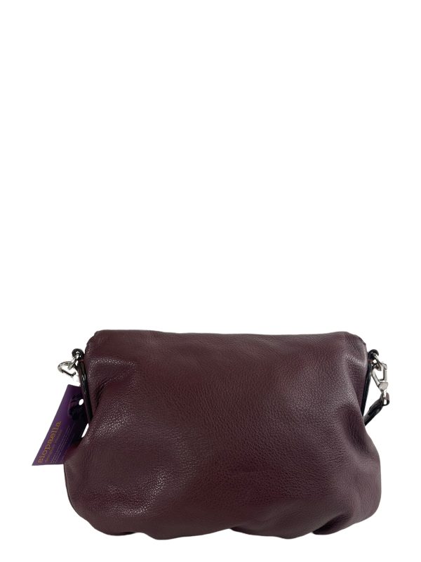 Marc Jacobs Plum Grained Leather  Natasha  Crossbody Online Sale