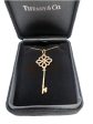 Tiffany & Co 18k Gold & Diamond Knot Key Necklace Fashion