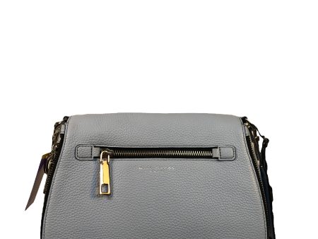 Marc Jacobs Baby Blue Leather Large ‘Recruit’ Crossbody For Sale