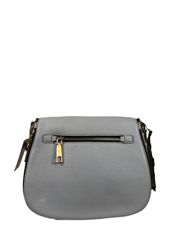 Marc Jacobs Baby Blue Leather Large ‘Recruit’ Crossbody For Sale