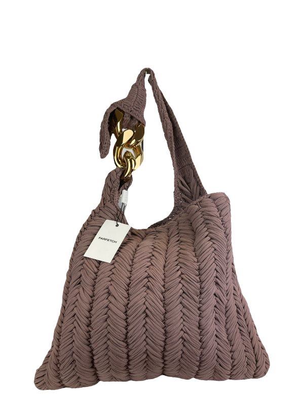 JW Anderson Lilac Woven Fabric Hobo For Discount