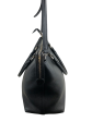 Prada Black Leather ‘Convertable Zip Vitello Phenix’ Tote For Sale