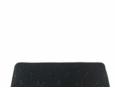 Louis Vuitton Black Empriente Monogram Leather CLÉMENCE Wallet on Sale