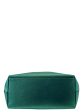 Coach Metallic Green Leather Tote Hot on Sale