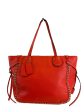 Coach Red Leather Tote Hot on Sale