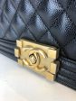 Chanel Black Caviar Leather  Boy Bag - As Seen on Instagram For Sale