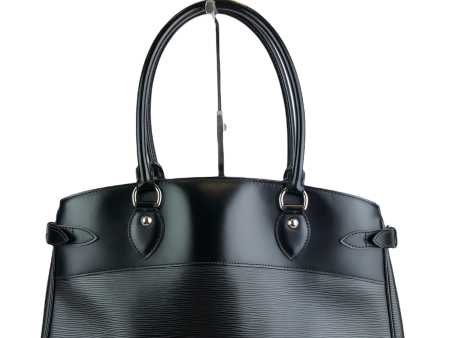 Louis Vuitton Vintage Black Epi Leather ‘Passy’ Tote For Cheap