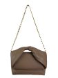 JW Anderson Taupe Quilted Leather  Twister  Shoulder Bag Online