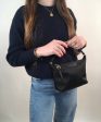 Longchamp Black Canvas Shoulder Bag Hot on Sale