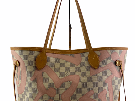 Louis Vuitton Limited Edition Damier “Azur Tahitienne” Canvas Neverfull MM Tote Online now