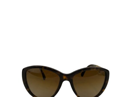 Chanel Tortoise Shell & Diamonte Sunglasses Fashion