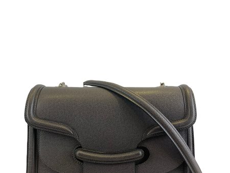 Alexander McQueen Grey Leather  Heroine  Satchel For Cheap