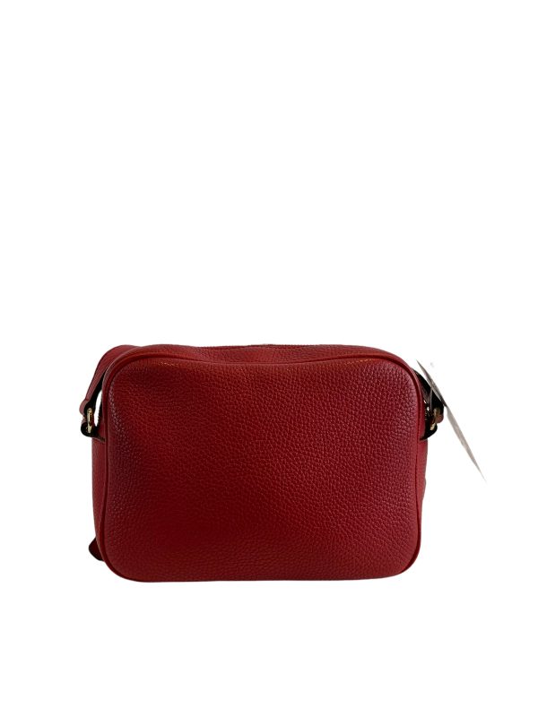 Gucci Small Red Leather  Disco  Crossbody Sale