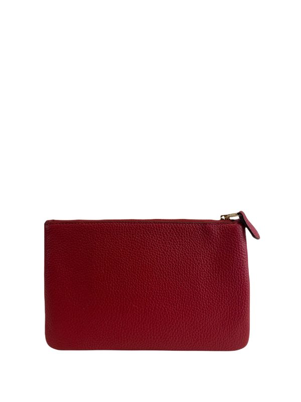 Coach Pouch Red For Discount