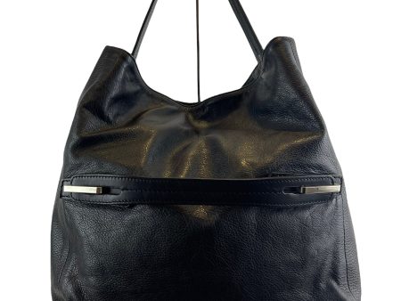 Pauric Sweeney Black Leather Maxi Bag Cheap