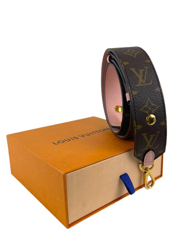 Louis Vuitton Monogram Canvas & Pink Leather Crossbody Strap Online