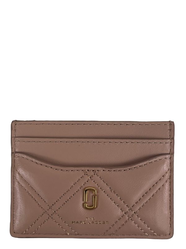 Marc Jacobs Nude Leather Cardholder For Discount