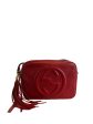 Gucci Small Red Leather  Disco  Crossbody Sale