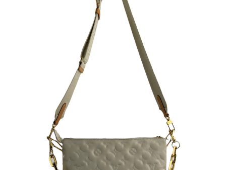 Louis Vuitton White Monogram Lambskin Leather ‘Coussin’ Crossbody Online now