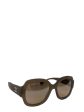 Chanel Taupe CC Sunglasses Hot on Sale