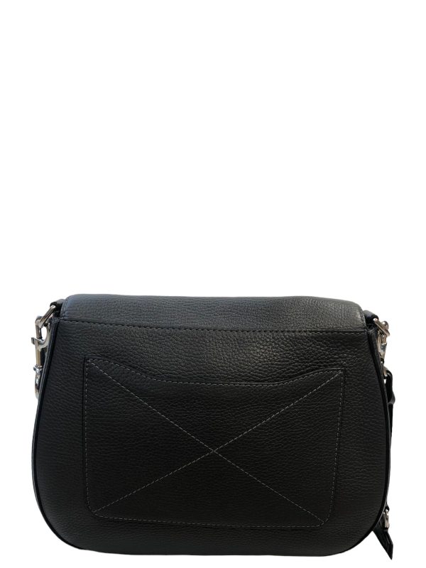 Marc Jacobs Grey Leather ‘Recruit’ Crossbody Bag For Sale