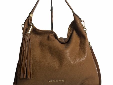 Michael Kors Tan Leather Shoulder Bag - As Seen on Instagram 19 11 20 Hot on Sale