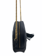 Saint Laurent Navy Leather “Lou” Camera Crossbody Fashion