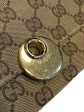 Gucci Beige Monogram Canvas Wallet For Discount