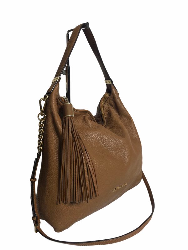 Michael Kors Tan Leather Shoulder Bag - As Seen on Instagram 19 11 20 Hot on Sale