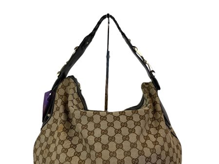 Gucci Monogram Canvas Hobo Hot on Sale