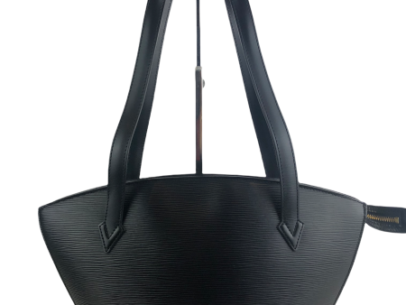 Louis Vuitton Black Epi Leather ‘Saint Jacques’ Tote on Sale