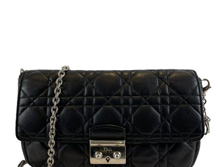 Christian Dior Black Quilted Calfskin Leather “Lady Dior” Crossbody Discount