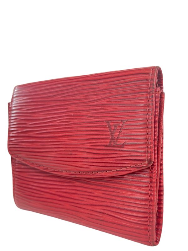 Louis Vuitton Red Epi Leather Wallet Hot on Sale