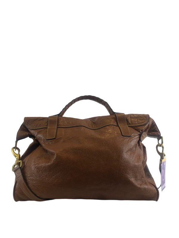 Mulberry Tan Leather  Alexa  Satchel For Discount