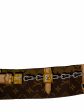 Louis Vuitton Brown Monogram Silk Scarf Bag Scarf Hot on Sale