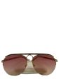 Chloé Gold Pink Aviator Sunglasses Cheap