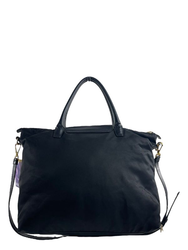 Prada Black Nylon Tote With Crossbody Strap Discount