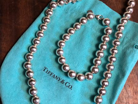 Tiffany & Co Sterling Beaded Bracelet and Necklace - sold as a set - As Seen on Instagram Online