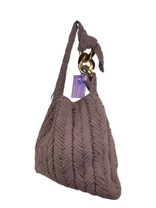 JW Anderson Lilac Woven Fabric Hobo For Discount