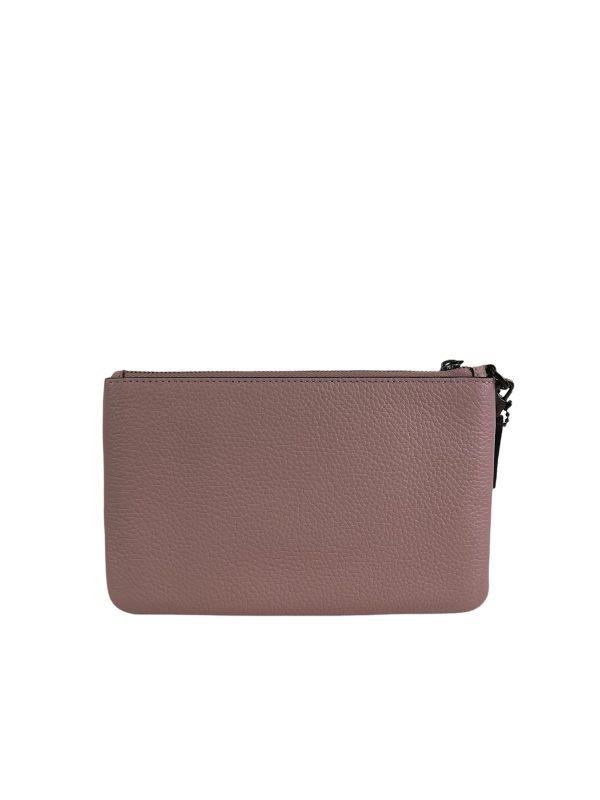 Coach Pink Leather Pochette For Cheap