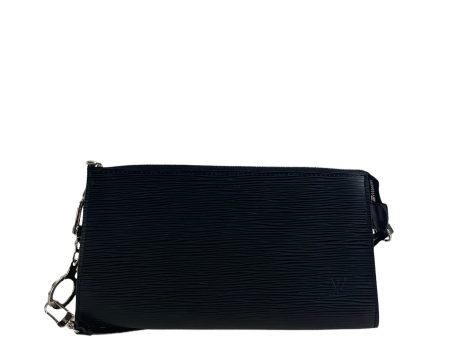 Louis Vuitton Black Epi Leather Pochette on Sale