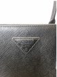 Prada All Black Hardware & Leather  Galleria  Tote Online Hot Sale